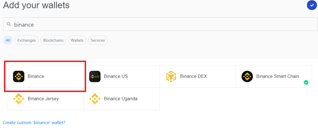 BINANCE API